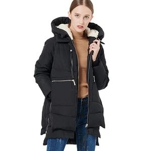 Black down jacket